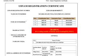 Udyam Certificate